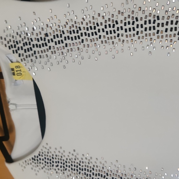 CALVIN KLEIN BODYCON CRYSTAL DRESS - Picture 5 of 7